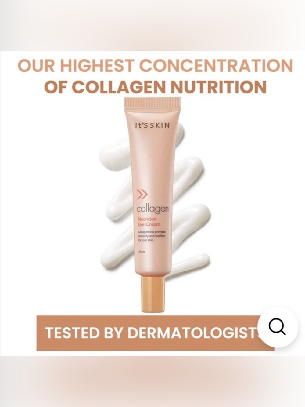 IT’S SKIN Collagen Nutrition Eye Cream 25ml NWT - Picture 4 of 5